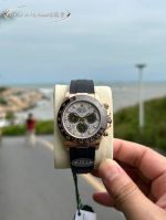 C Factory Quality Replica ROLEX 904L Steel Black and White 40*12.2mm Watch